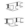 AMSLSIU Foam Gloves Storage with Wall Mounted Glove Box Holder Organizes Quick Access to Disposable Gloves and Tissues All Locations Metal Glove Rack for Rubber Organizer view 2