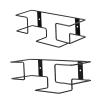 AMSLSIU Foam Gloves Storage with Wall Mounted Glove Box Holder Organizes Quick Access to Disposable Gloves and Tissues All Locations Metal Glove Rack for Rubber Organizer view 4
