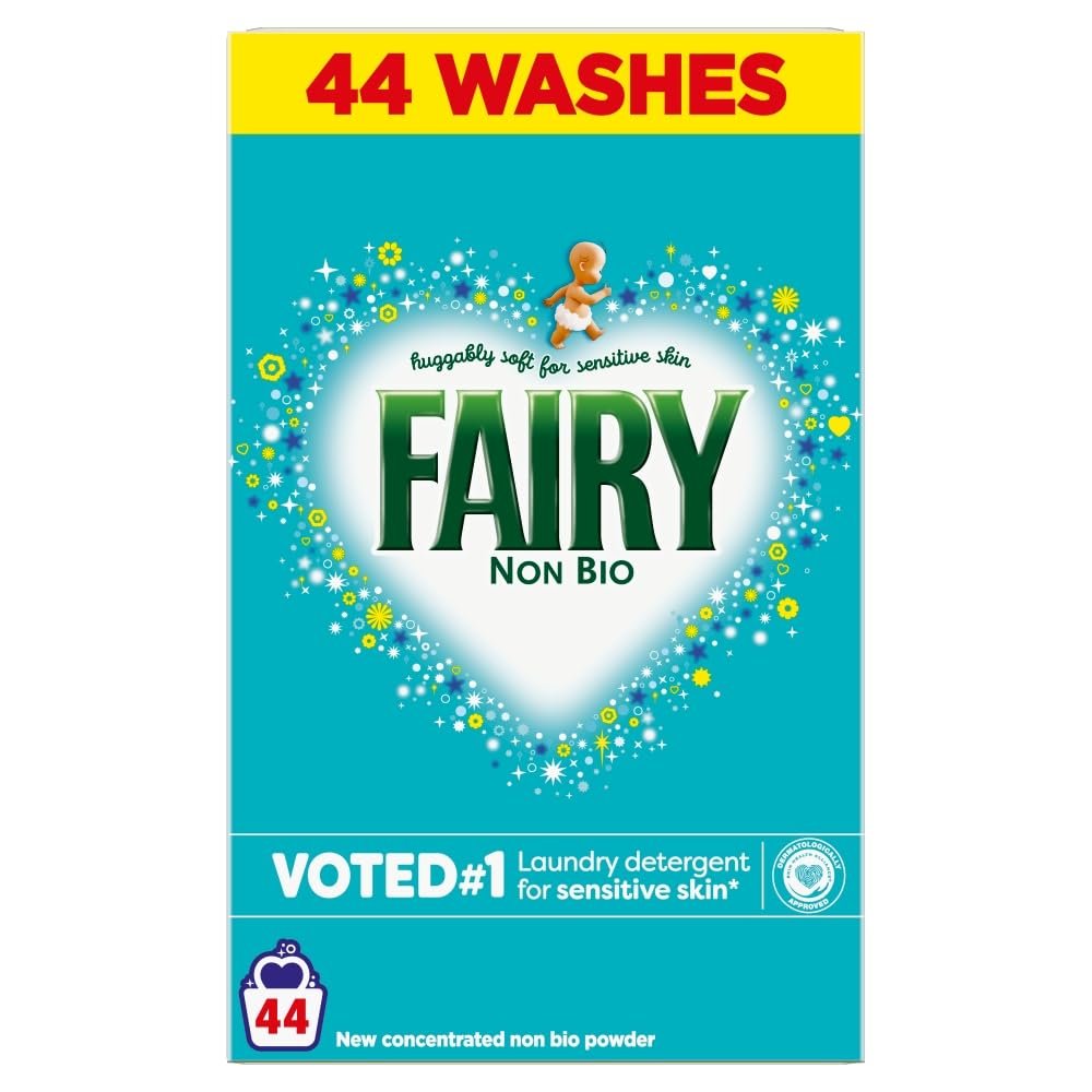 Fairy Non-Bio for Sensitive Skin Laundry Powder 44 Washes 2200ml