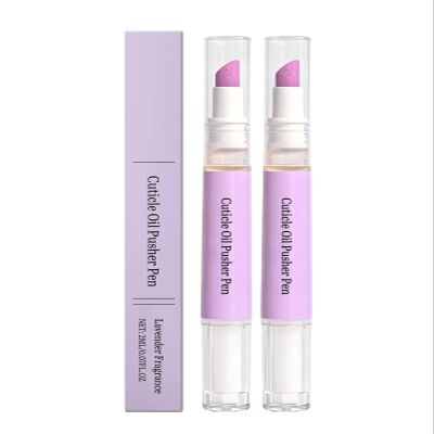 Cuticle Pusher Oil Pen for Nails, 2-in-1 Nail Care Pen, 2 in 1 Cuticle Remover Nail Oil en, uticle Cleaner en, ail Care Repair for Dry Damaged Nails, Gentle Moisturiser & Strengthens (C)