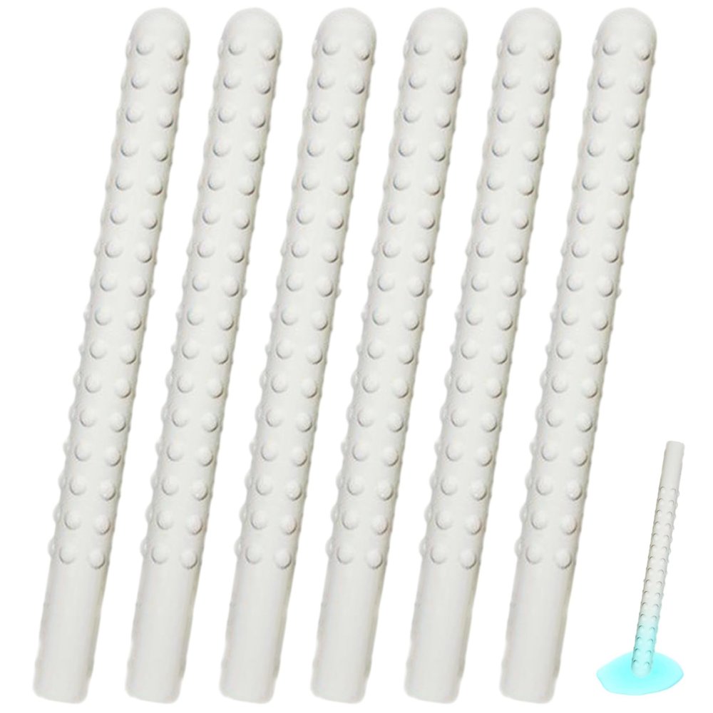 Baobiutin Drying Stick 6Pcs 0.5x5.5 Inch Moisture Absorption Diatomite Quick-Dry Rod Replacement for Silicone Toys Drying Stick