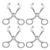 COLLBATH 4pcs Contact Lens Aid Soft Invisible Lens Applicator Removal Clamp for Travel Use