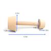 Fafeicy Wooden Tart Tamper Set Double Sided Egg Tarts Pusher Eco-Friendly Pastry Baking Tool for Mini Egg Tart Cheesecakes and Dessert Lovers (As Shown) view 3