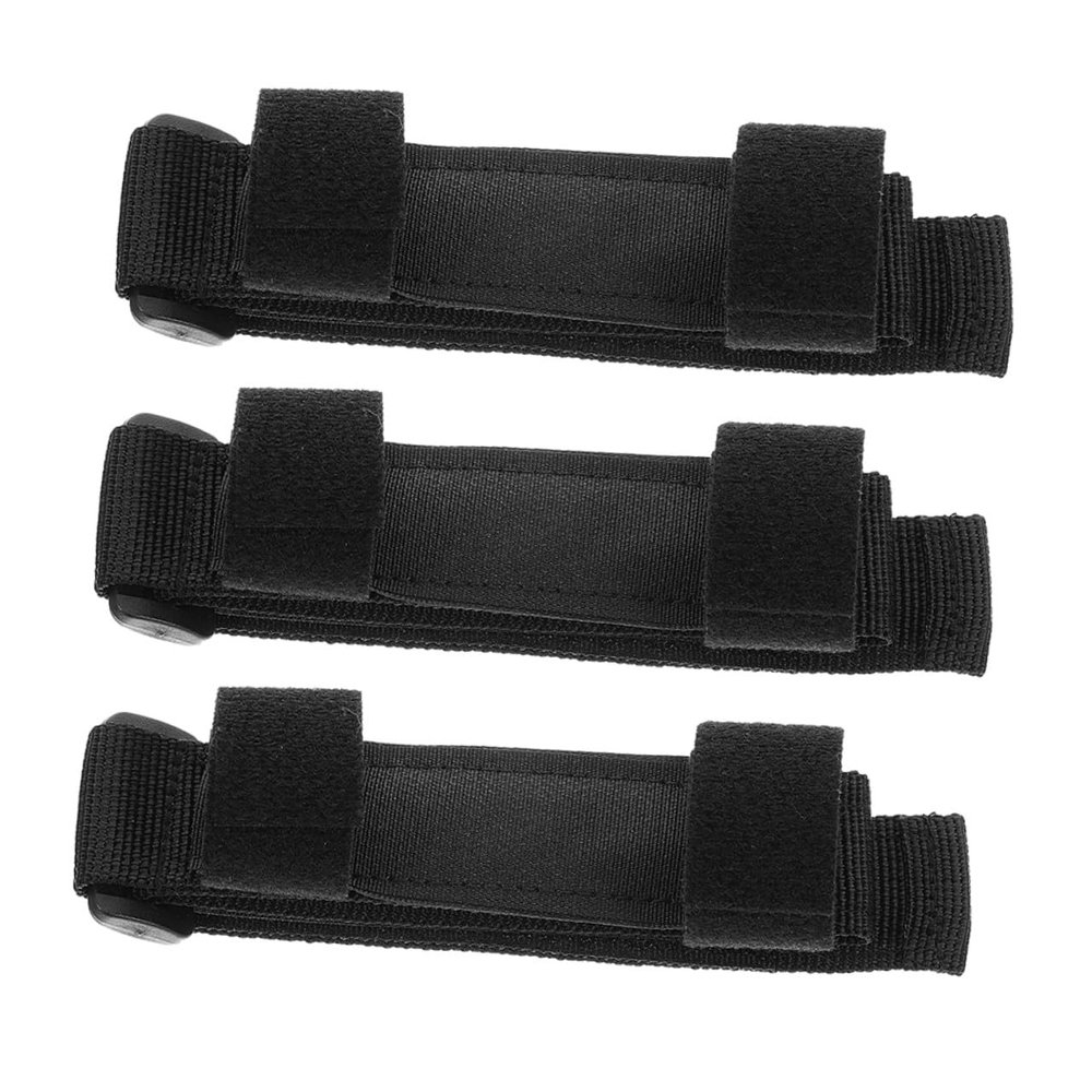 HAPINARY Adjustable Adaptive Utensil Cuff Holder Strap for Rehabilitation Centers and Hospitals Lightweight Nylon Reusable 3pcs Eating Aid for Disabled and Elderly