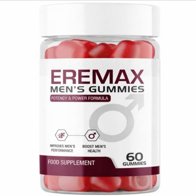 EREMAX Mens Gummies Energy & Vitality Supplement for Men Natural 60 Gummies Supports Stamina, Strength & Wellness 60 Gummies UK Regulated Food Supplement