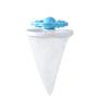 BDFJEDS 2Pcs Laundry Washing Machine Filter Remove Dirty Hair Mesh Yarn Laundry Reusable Ball Furs Lint Hair Catcher Clothe Cleaning(Blue)