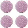 BDFJEDS Reusable PVC Laundry Ball, Solid Cleaning Ball, Household Cleaning, Washing Machine Accessories, Clothes Softener(4Pcs Purple) view 1