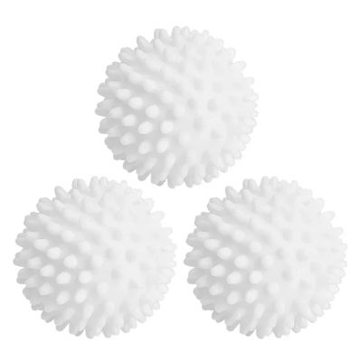 BDFJEDS 6/1Pcs Laundry Balls Anti-Winding Laundry Balls Dryer Balls Reusable Household Washing Cleaning Tools Cleaning Ball(White 3pcs)