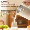8-in-1Nut Milk Maker, 1200ml Automatic Soy Milk Maker, Plant-Based Milk Machine with Delay Start, Keep Warm & Self-Cleaning for Oat Milk, Almond Milk, Soups, Porridge & Smoothies view 4