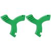 Easyinsmile Chewies for Invisalign Aligners Silicone Orthodontic Chewies Invisalign Munchies for Braces (Green - Mint Flavor)