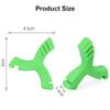 Easyinsmile Chewies for Invisalign Aligners Silicone Orthodontic Chewies Invisalign Munchies for Braces (Green - Mint Flavor) view 4