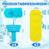SPOKKI 4 Drip-Free Ice Lolly Holders for Children and 2 Popsicle Holder Pockets BPA-Free Ice Holder Kids Silicone Ice Holder for Children Reusable Ice Holder with Straw for Toddlers view 2
