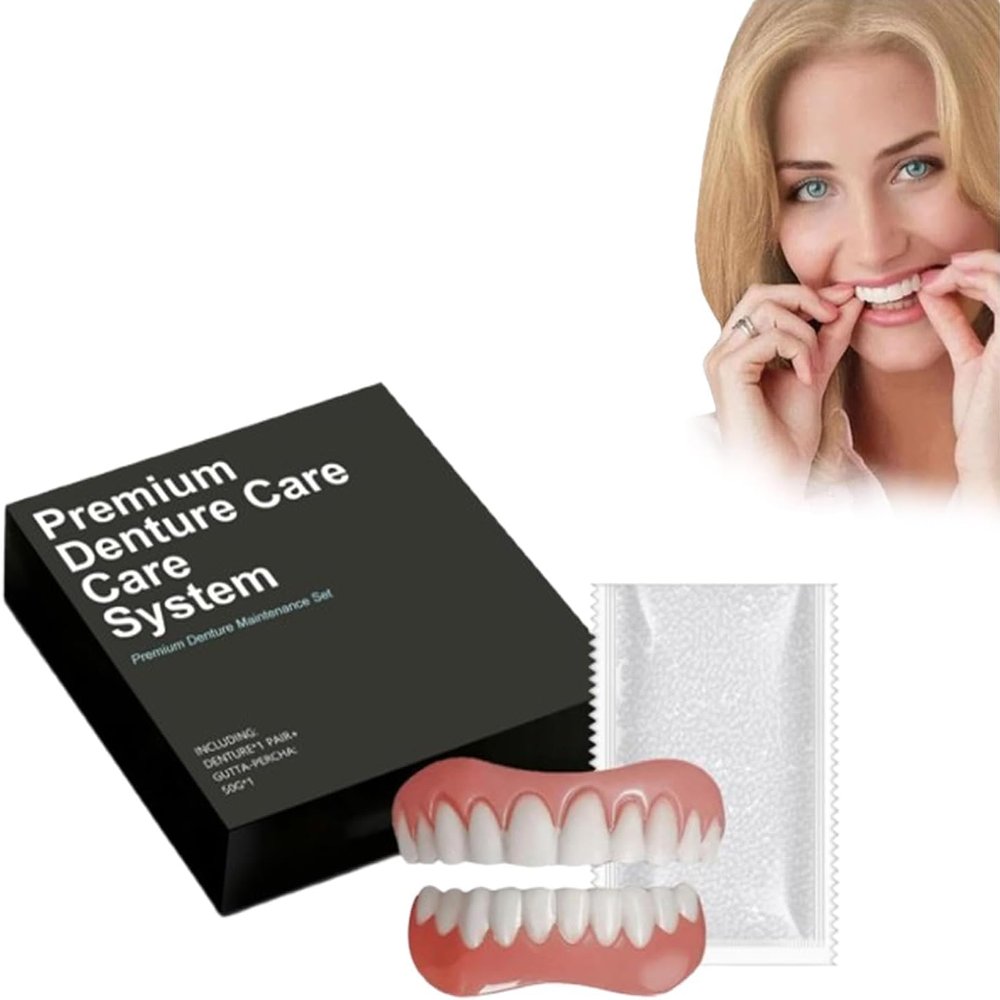 Aoyaanews Teeth Silicone Every Day, Snap on Veneers Teeth, Easy to Use for Men and Women (1pcs)