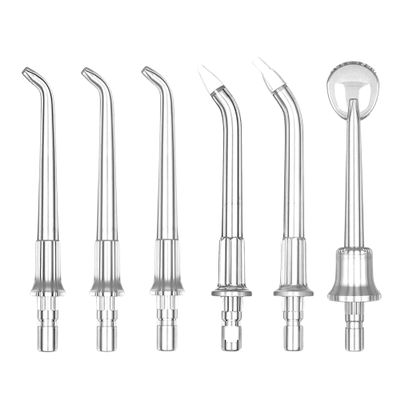 BarberBoss Water Flosser Replacement Tips, Compatible with BarberBoss QR-710X & QR-711X WaterFlossers Series, Nozzles for Oral Irrigator (Pack of 6)