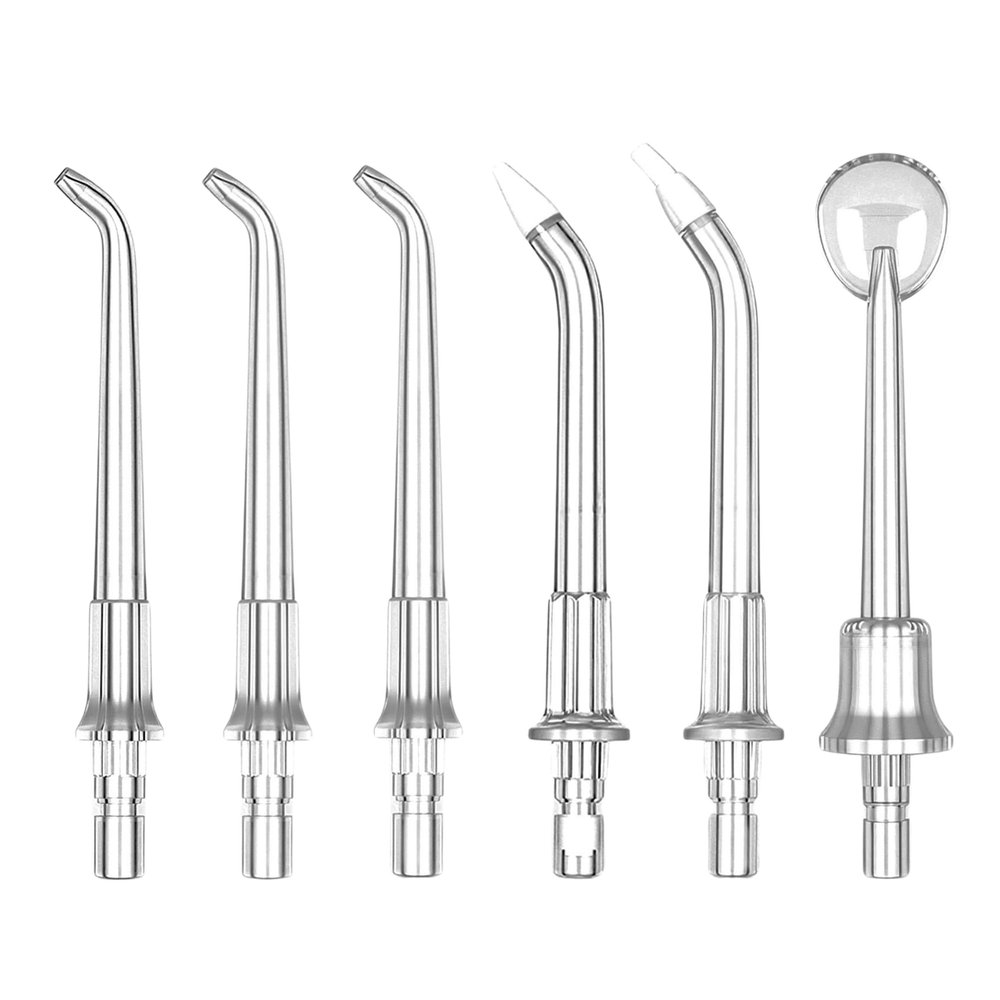 BarberBoss Water Flosser Replacement Tips, Compatible with BarberBoss QR-710X & QR-711X WaterFlossers Series, Nozzles for Oral Irrigator (Pack of 6)