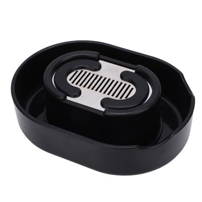 Acouto Rinser Cleaner, Compact Manual Shaver Rinser for Effective Cleaning, Prevents Clogged Sinks, Compatible with All Hand Shavers