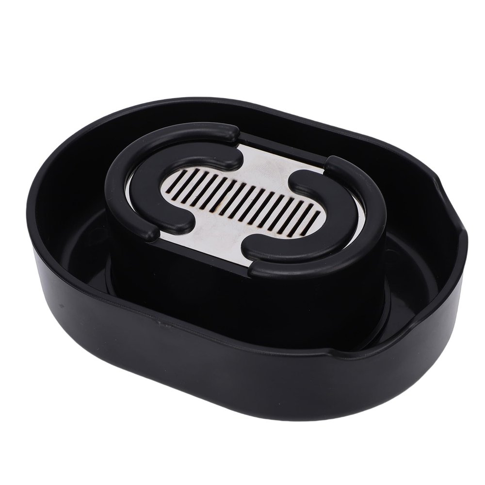 Acouto Rinser Cleaner, Compact Manual Shaver Rinser for Effective Cleaning, Prevents Clogged Sinks, Compatible with All Hand Shavers