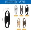 10 Pcs Anti-Theft Zipper Lock Clips with Double Opening S Hooks Spring Quick-Release Lock for Backpacks Luggage Suitcases Handbags view 2