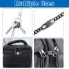 10 Pcs Anti-Theft Zipper Lock Clips with Double Opening S Hooks Spring Quick-Release Lock for Backpacks Luggage Suitcases Handbags view 4