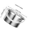 POPETPOP 2pcs 500ml Hard Wax Warmer Liner Bowls Aluminum Replacement Pots for Portable Wax Melter Machine Hair Removal Waxing Accessories for Home Use view 2