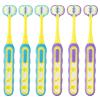 6PCS 3 Sided Toothbrush Kids & Adults,Autism Toothbrush Soft Bristles,Sensory Toothbrushes Kids 360 Deep Clean, Efficient Oral Care Triple-Sided Design for All Ages, Easy Grip Handle Travel-Friendly
