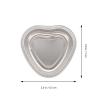 12pcs Heart Shape Aluminium Foil Wax Melting Bowls 30g Silver view 2
