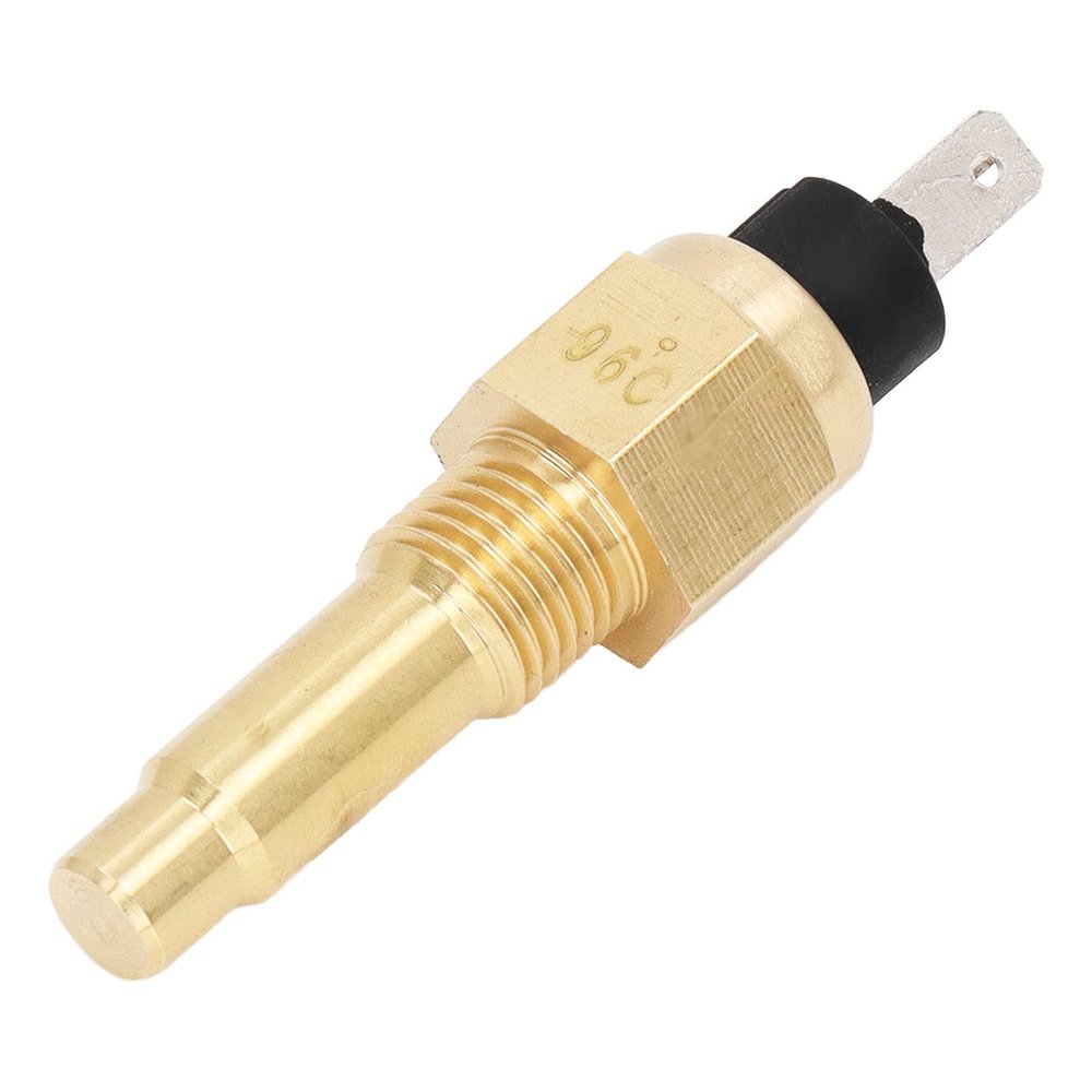 FreshCart Basics Engine Water Temperature Sensor with Control, 96C Alarm Temp Gauge Sender for Automotive Performance Tracking