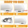 Digital Pet Scales, SGZIOO 15kg Small Animals Weighing Scale with 4 weighing Modes(g/ml/oz/lb), Electronic Weighing Scale with LCD Display and Tape Measure for Cat, Puppy, Hamster, Tortoise, Food view 4