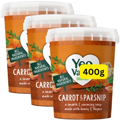 Carrot, Parsnip & Thyme Soup Org YeoValleys 400g (3x400g)
