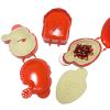 Kelisdi Set of 3 Santa Shape Small Pie and Pastries Mold ABS Christmas Dough Press Pocket Pie Mold Kitchen Baking Accessories Pie Cutter view 2