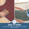 3 Pack Adult Bibs for Elderly Waterproof Clothing Protectors with Detachable Crumb Catcher Reusable Dining Mealtime Bibs for Seniors, Patients, Bedridden Convalescent Disabled Unisex Lattice Pattern view 4