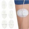 6 Pcs Adhesive Catheter Stabilization Device Adhesive Catheter Leg Bag Holder Stickers for Urinary Tubes Secure Catheter Supplies for Single Or Double Tube Use view 1