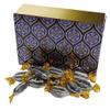 350g Rectangular Box Royal Blue & Gold Pattern of Everton Mints view 2