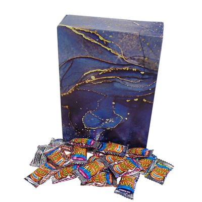 350g Rectangular Box Starlight Blue Pattern of Toxic Waste Nuclear Fusion Super Sour Sweets