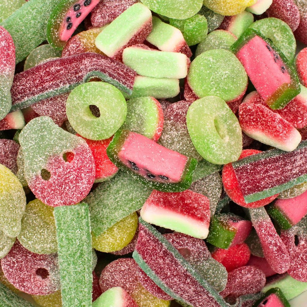 Apple & Watermelon Sweets Mix 225g Sweet Pouch