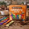 Beanies Flavoured Instant Coffee Sticks Variety Pack, 6 Packs of 10 x 2g Sachets (Total 60 Sticks, 5 Flavours) Very Vanilla, Irish Coffee, Double Choc, Nutty Hazelnut, Creamy Caramel view 2