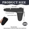 1pcs Plantar Fasciitis Night Splint with Adjustable Straps, Foot Drop Brace for Pain Relief, Comfortable Support for Plantar Fasciitis Relief During Sleep, Breathable Black, Unisex Size M (EU 40-44) view 3