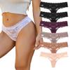 ALL OF SHE Pack of 6 String Thong Women's Lace Sexy Underpants Women Underwear Lace Underwear Thongs Women Multipack S-XL, XL view 1