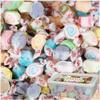 Assorted Taffy Sweets with Easter Gift Tub Classic American Chewy Candy Variety, Soft Fruity Flavours, Colourful for Sharing & Gifting (500g) view 1