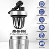 Alaoo Stainless Protein Shaker, Protein Shakes Cup with Proof Screw On Lid, Sports Gym Supplement Protein Shake Bottle for Mixing Protein Shakes and Supplements, 750ml, Silver view 4