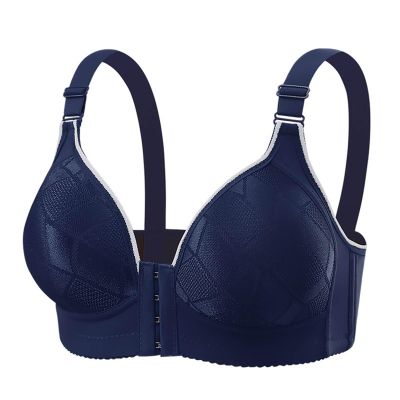 2026 Bras for Women Bra Silicone Breast Forms Pocket Prosthesis Crossdresser Cosplay Inserts (Dark Blue, 46)