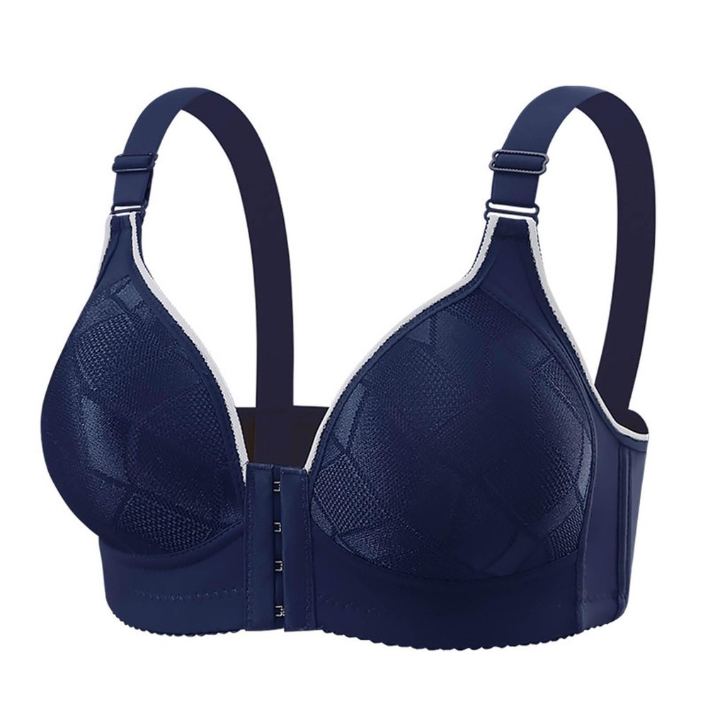 2026 Bras for Women Bra Silicone Breast Forms Pocket Prosthesis Crossdresser Cosplay Inserts (Dark Blue, 46)
