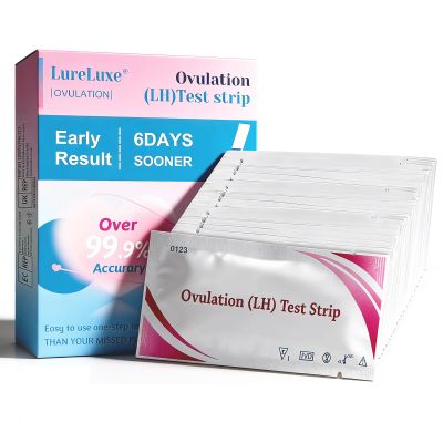 50 Pieces Ovulation Test Strips, Ovulation Predictor Kit, Ovulation Monitoring Tests,Fast Response Pregnancy Test,Individually Wrapped,Quick Testing