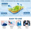 GGNKDL Hills Full of Blue Flowers Printing Cool Sports ice Towels are Suitable for Indoor and Outdoor Sports and Exercise Activities view 4
