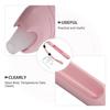 ARTSEWPLY Shockproof Pink Thermometer Case Sleeve for Glass Thermometers with Lanyard, Portable Protective Cover and Adult Use, Temperature Gauge Storage for Travel and Hospital view 3