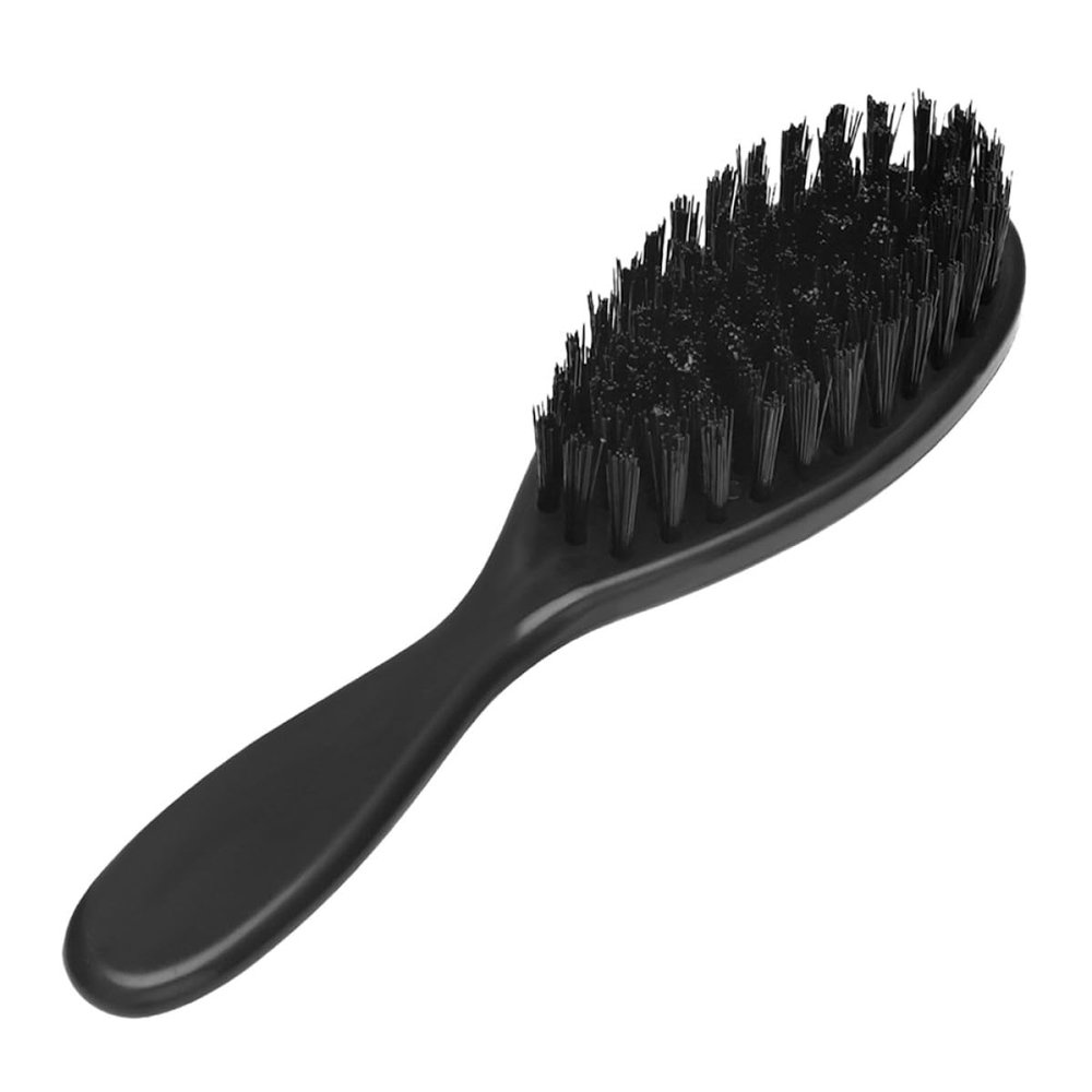Ciieeo Mens Beard Brush and Hair Oiling Comb Soft Bristle Mustache Grooming Brush with Ergonomic Handle for Beard Care and Hair Styling