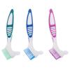 DIYEAH 3pcs Denture Cleaning Brush Dual Head Tooth Cleaning Brush Soft Bristles for Elderly Portable for Travel view 1