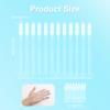 48pcs Ear Wax Removal Cotton Swabs, Reusable Sticky Cotton Swabs Provide Gentle, All-Around Cleaning, Ear Cleaner Set, Gentle Earwax Removal for Sensitive Ears,Safe Alternative to Cotton Buds view 2