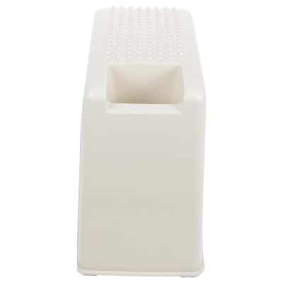 MAGICLULU Practical Mini Footstool for Pedicure and Foot Care, Non-slip Household Bathroom Footstool in Beige, Small Plastic Foot Support Stool for Salon and Home Use