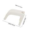 MAGICLULU Practical Mini Footstool for Pedicure and Foot Care, Non-slip Household Bathroom Footstool in Beige, Small Plastic Foot Support Stool for Salon and Home Use view 2